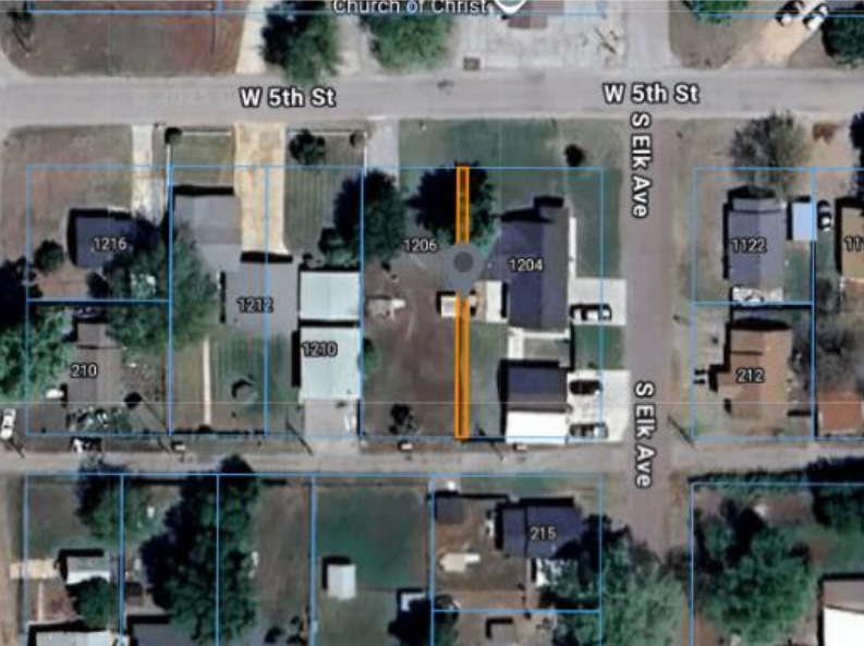 Between 1206 and 1204 W 5th St in Elk City, OK