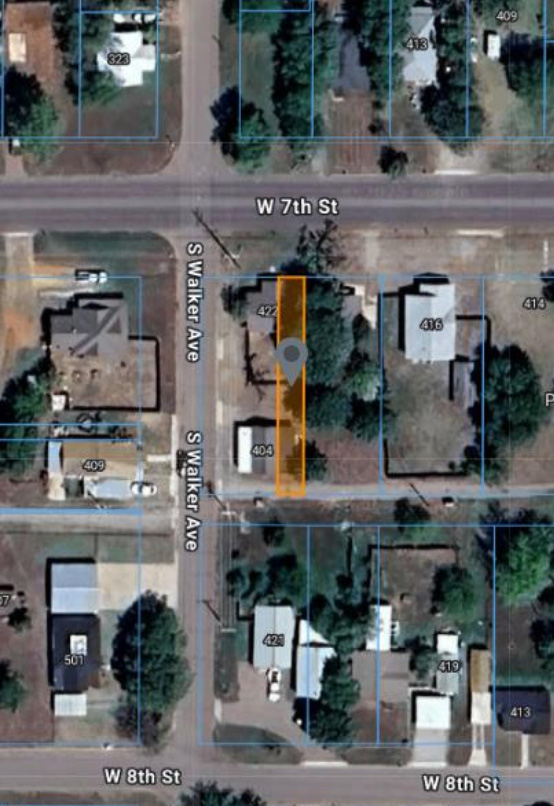 W 7th St (Near 422 S Walker Ave) in Elk City, OK