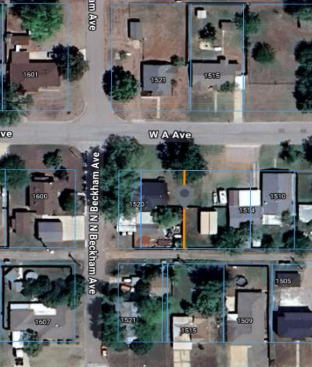 Between 1520 & 1514 W A Ave in Elk City, OK